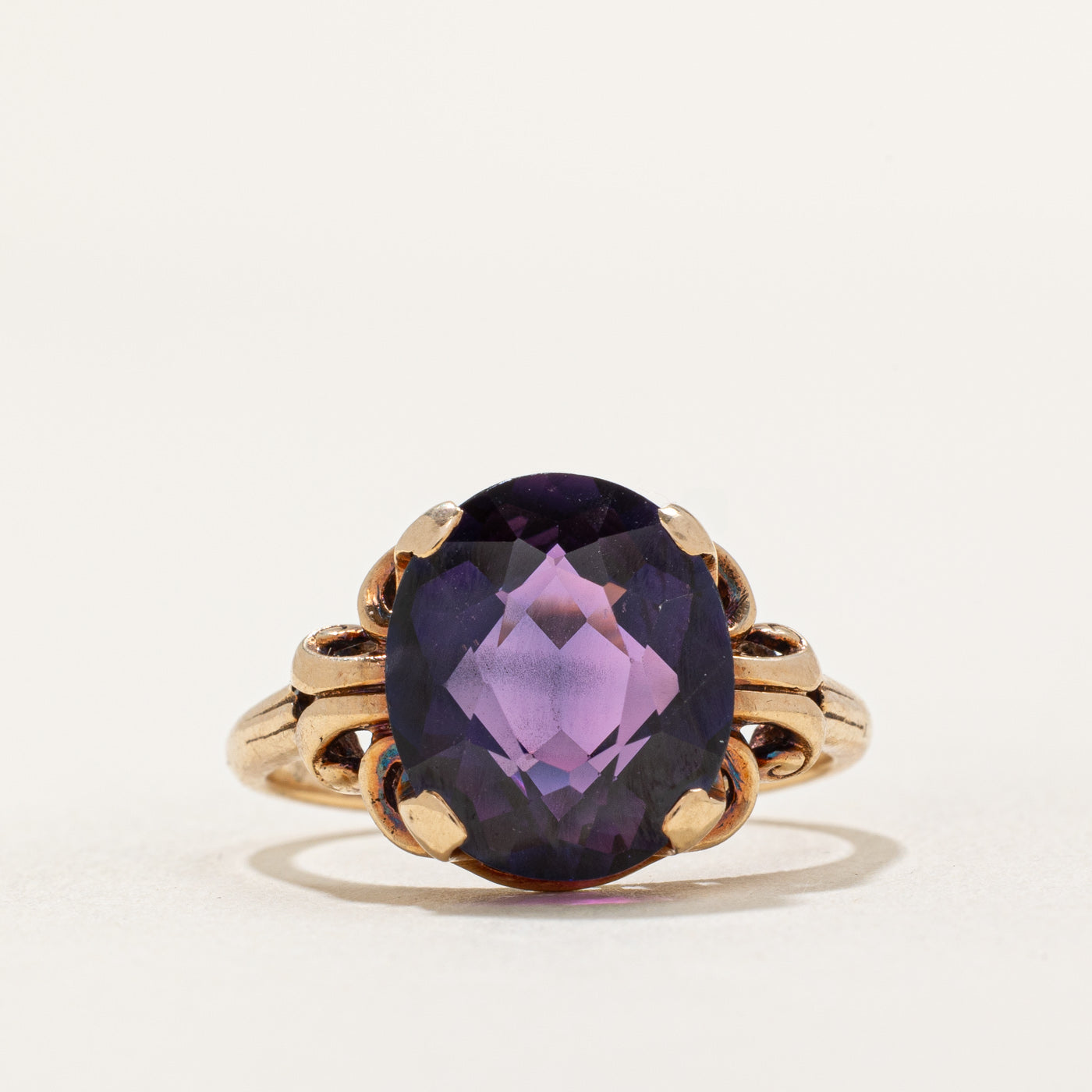 Synthetic Colour Change Sapphire Cocktail Ring | 5.00ct | SZ 8 |
