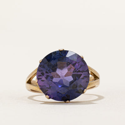 Synthetic Colour Change Sapphire Cocktail Ring | 7.50ct | SZ 4.75 |
