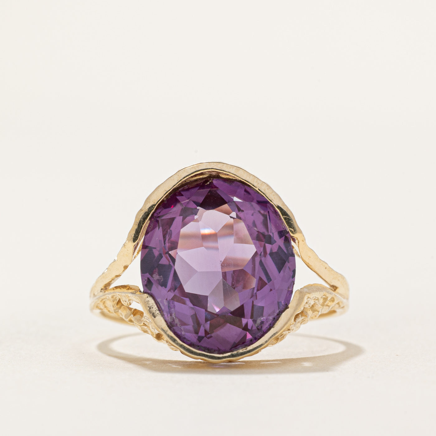 Synthetic Colour Change Sapphire Cocktail Ring | 8.00ct | SZ 9.75 |