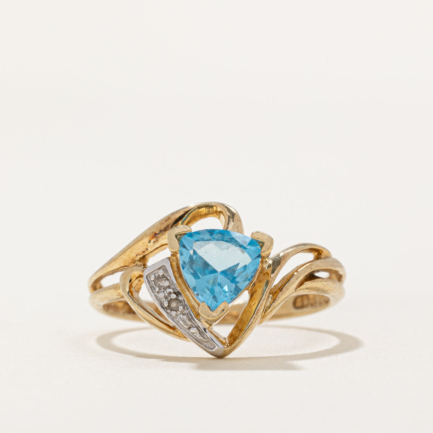 Topaz & Diamond Cocktail Ring | 0.70ctw, 0.01ctw | SZ 7 |