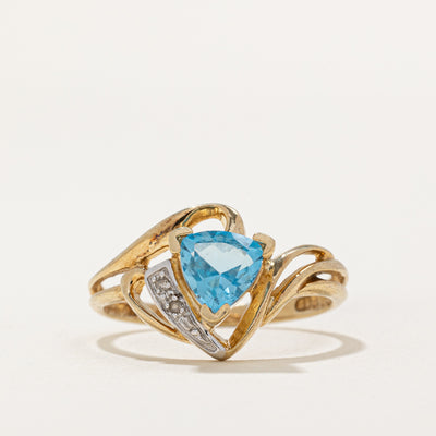 Topaz & Diamond Cocktail Ring | 0.70ctw, 0.01ctw | SZ 7 |