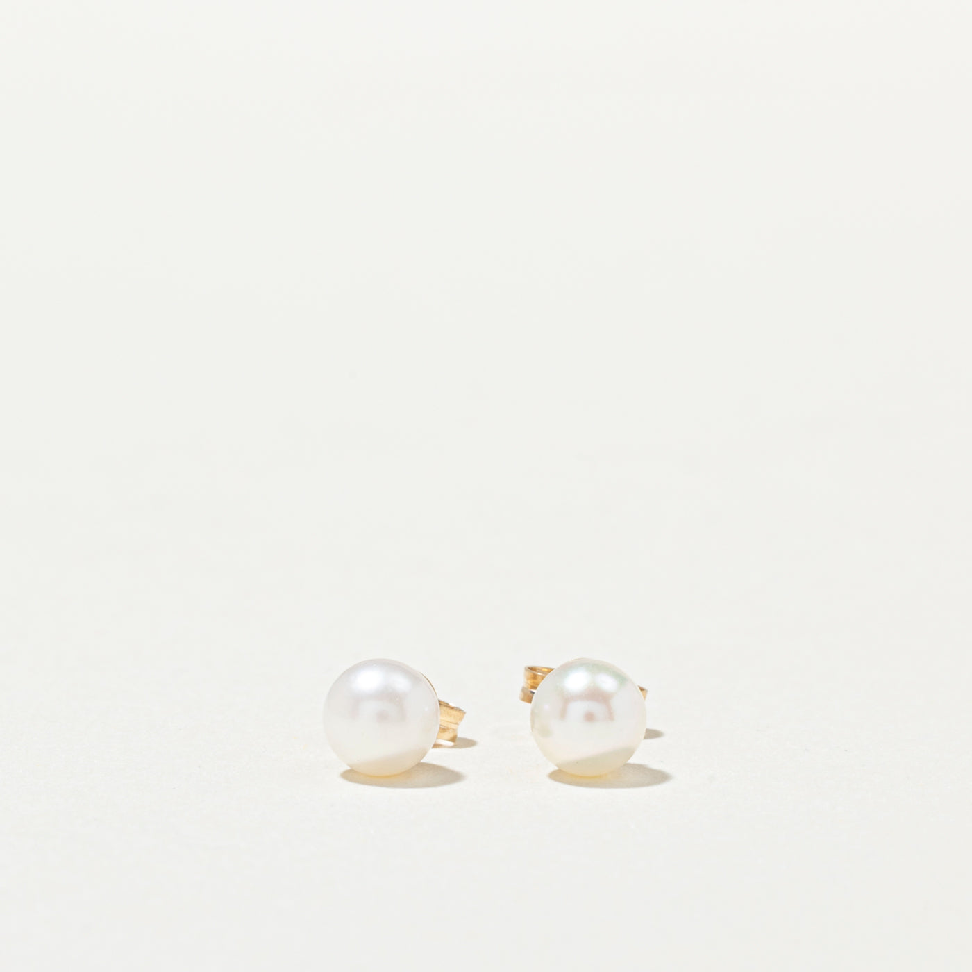 14K Pearl Petite Stud Earrings