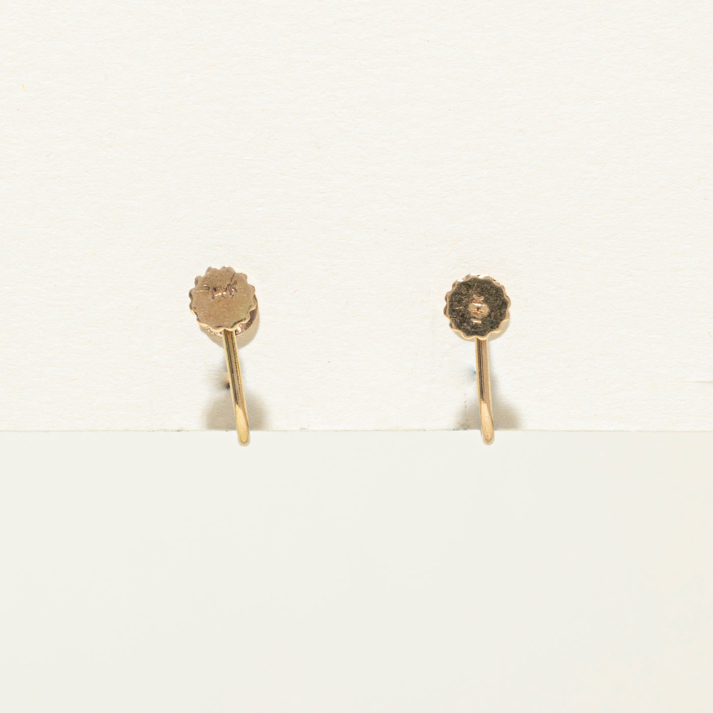 Boucles d'oreilles à clip en perles 14 carats