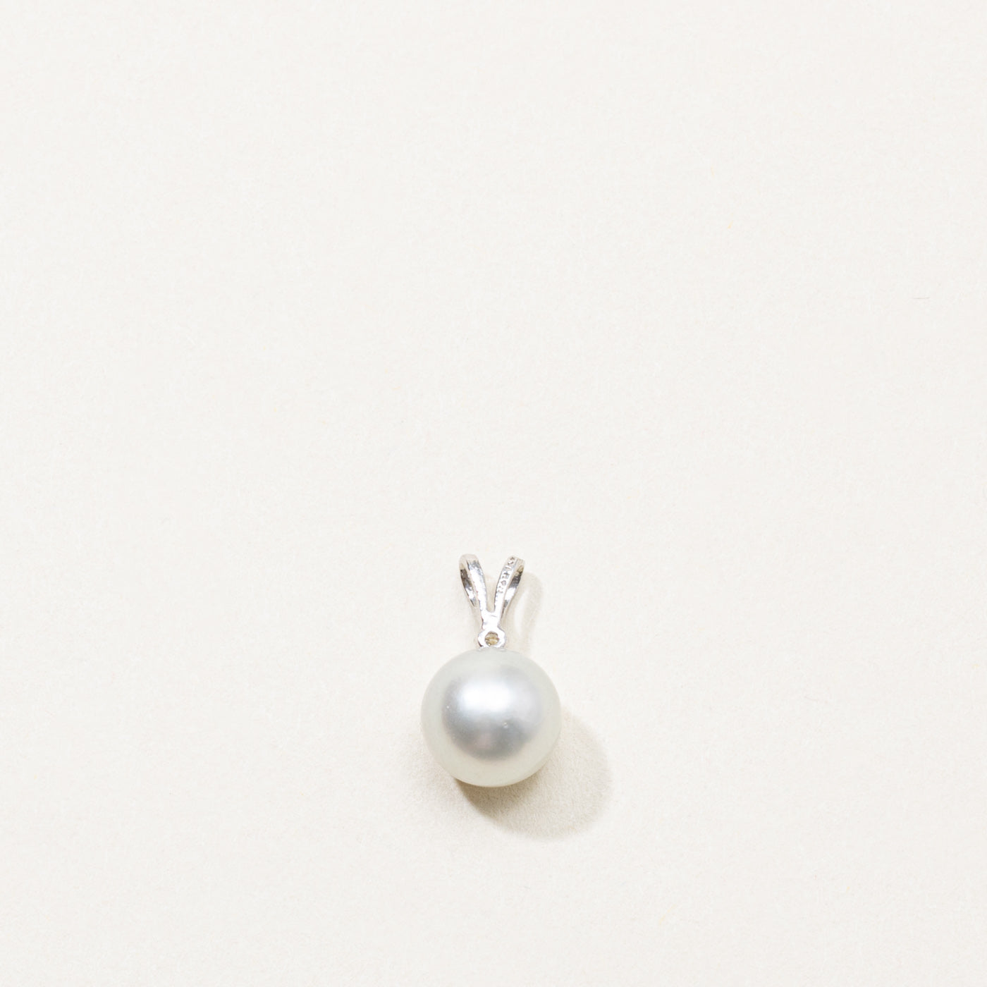 14k Pearl & Diamond Pendant