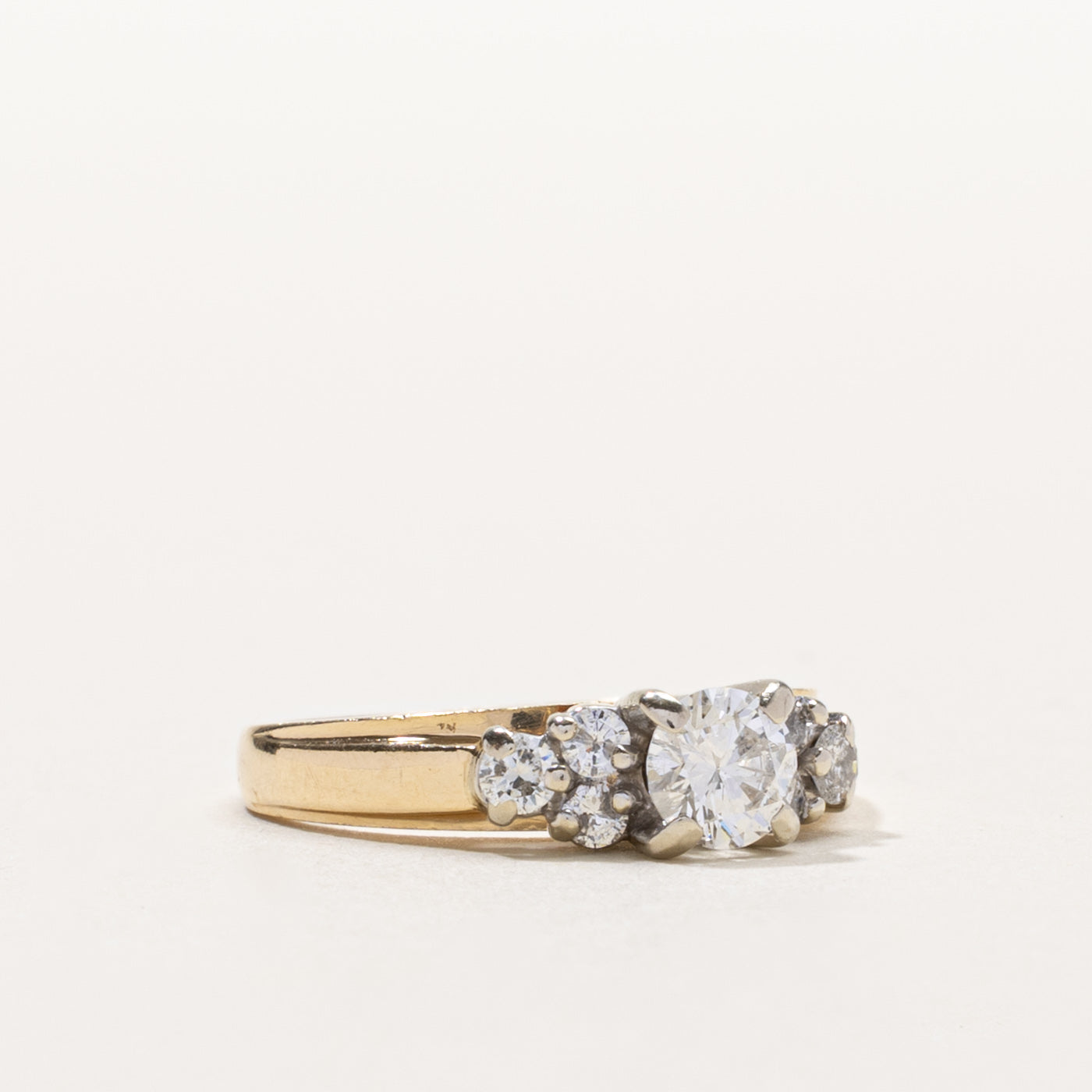 14k Diamond Accented Ring | 0.46ct I2 H/I, 0.30ctw | SZ 6