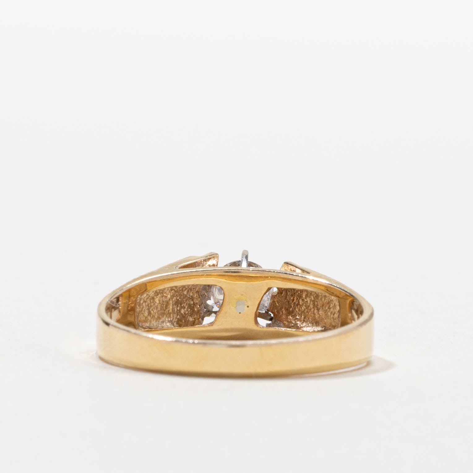 ‘Birks’ 14k Old European Cut Diamond Ring | 0.36ct SI1/I1 J | SZ 8.25