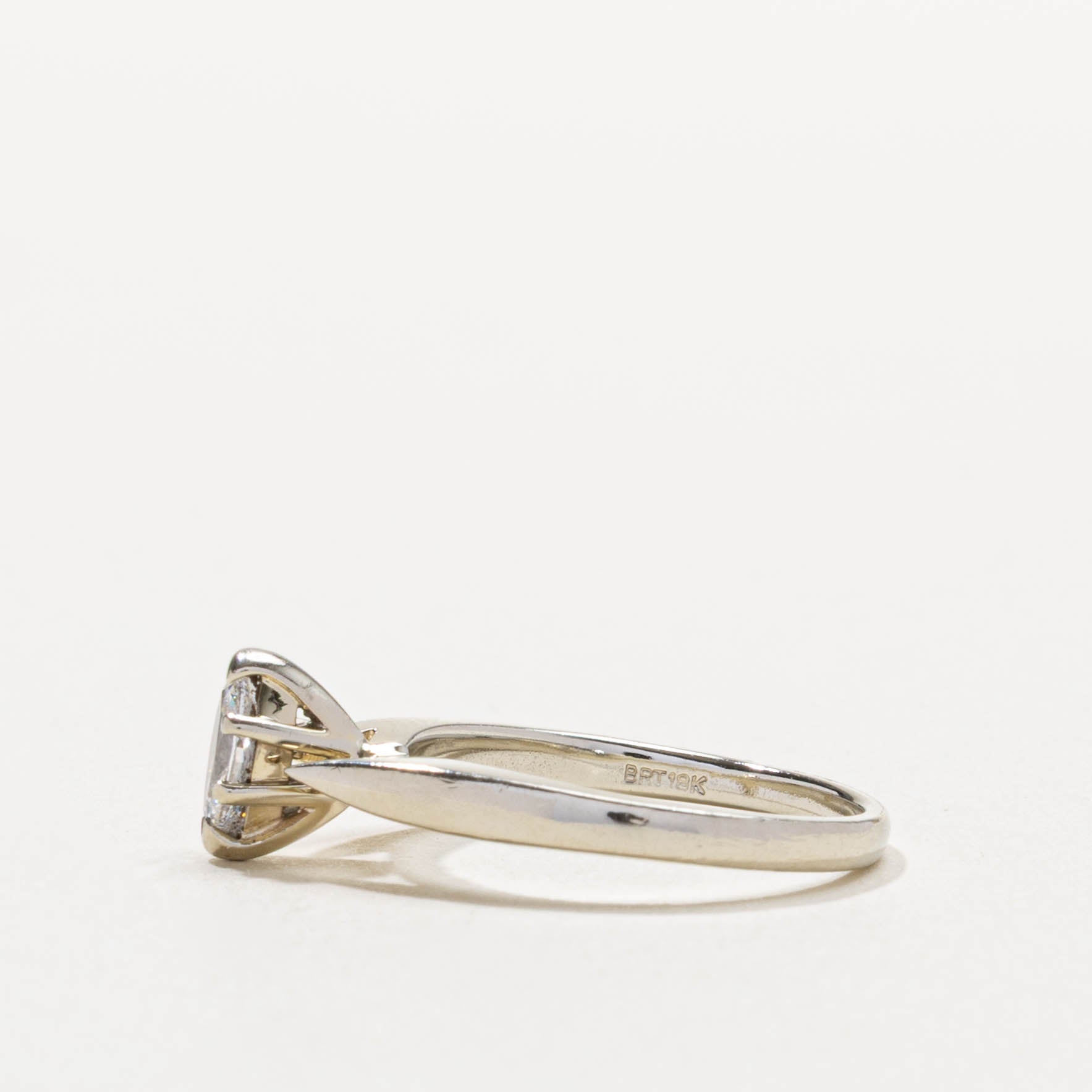 18k Marquise Cut Solitaire Diamond Ring | 0.35ct SI1 G/H | SZ 5.25