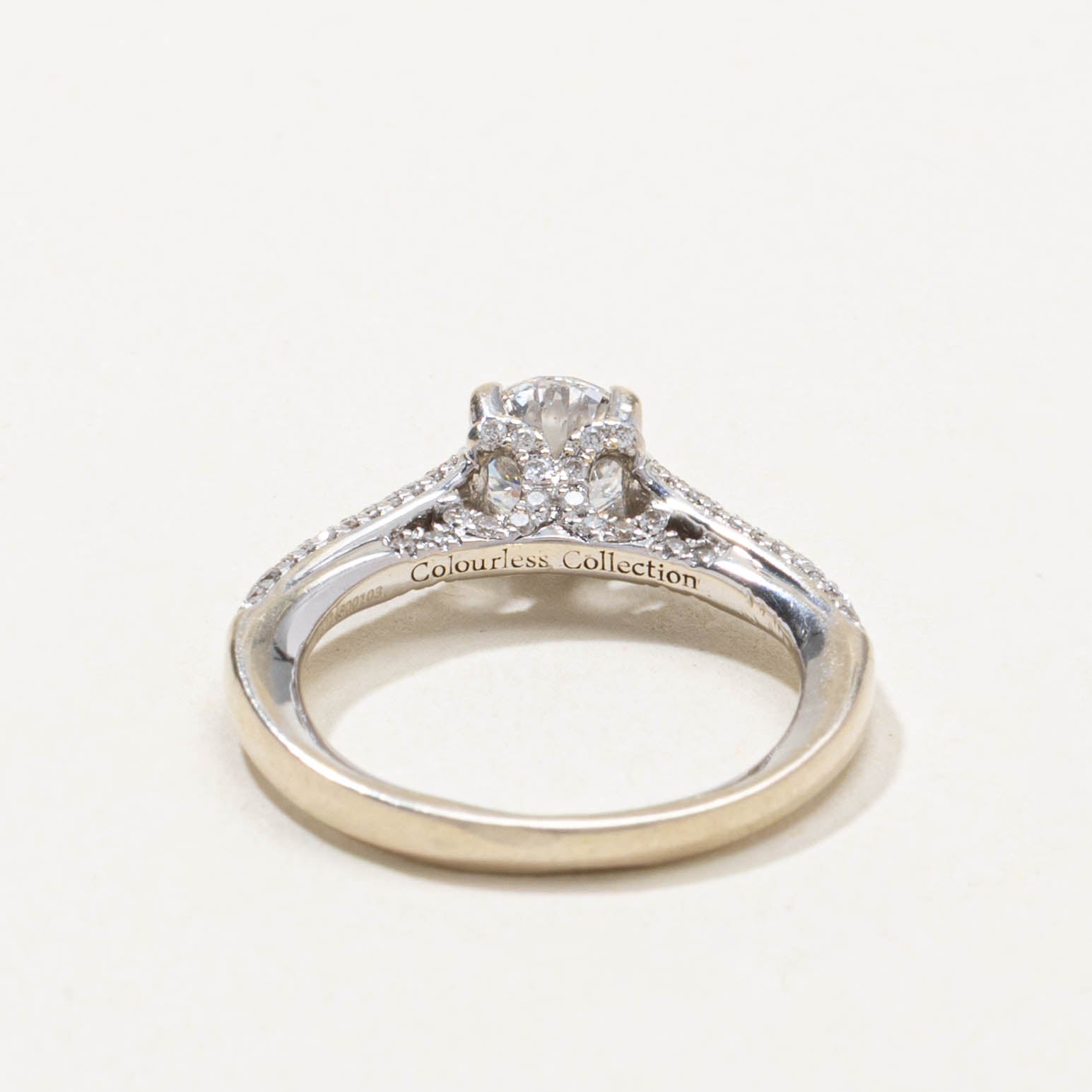 14k Diamond Pavé Set Accented Ring | 0.70ct I1 E, 0.30ctw | SZ 4