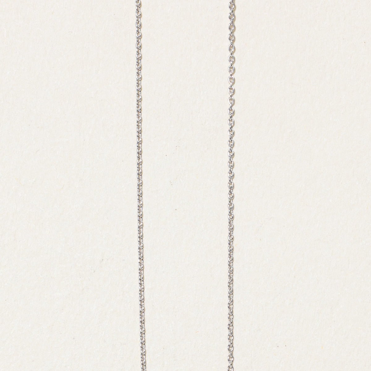 18k Accent Diamond Floral Pendant Necklace | 16"