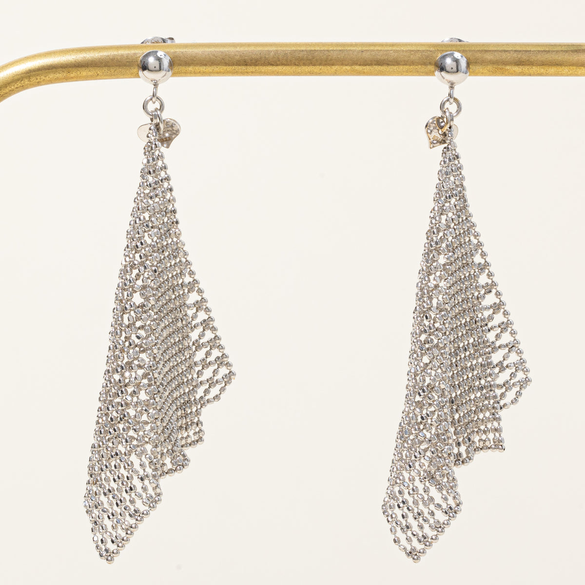 Mesh Scarf Earrings Sterling Silver Mesh Earrings Tiffany Co