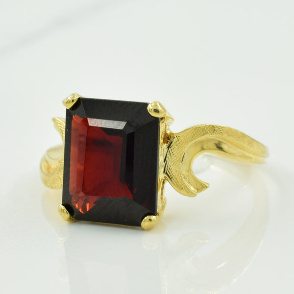 Bypass Garnet Ring | 4.00ct | SZ 5.75 |