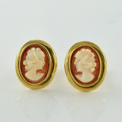 Cameo Stud Earrings | 1.80ctw |