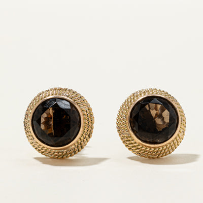 Smokey Quartz Cocktail Clip On Earrings | 7.50ctw |