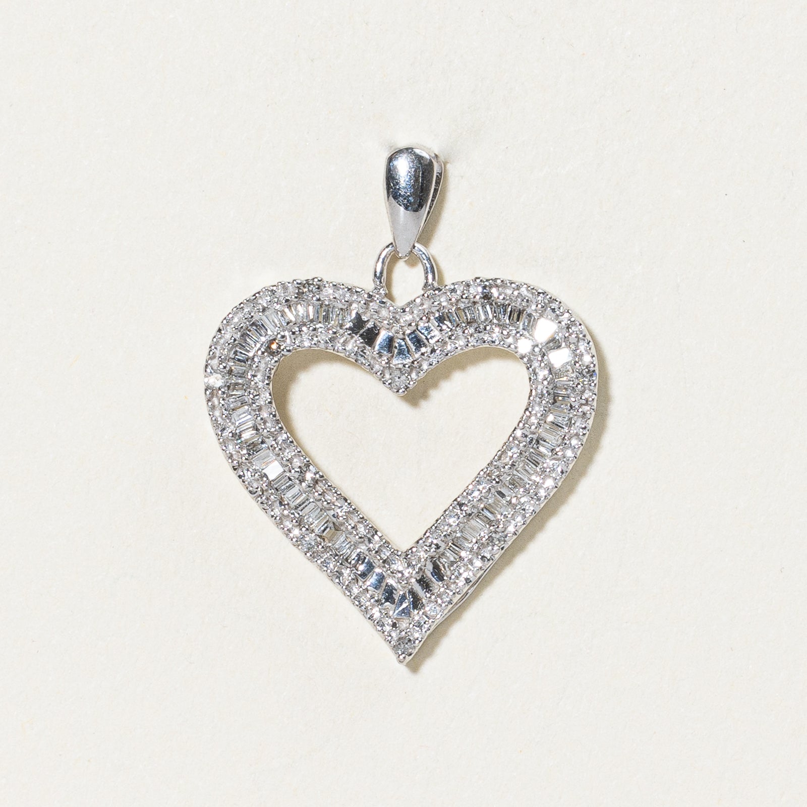 Pendentif cœur en diamant | 0,60 ct | 