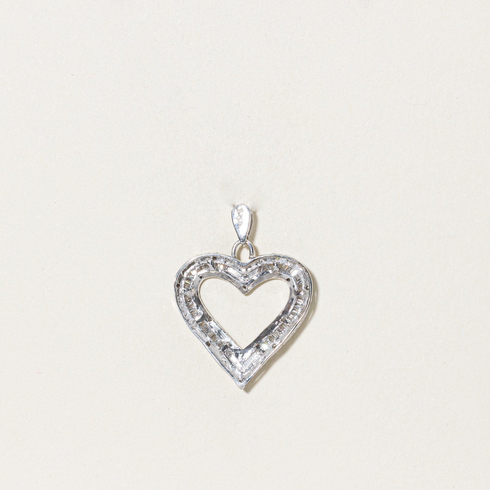 Pendentif cœur en diamant | 0,60 ct | 