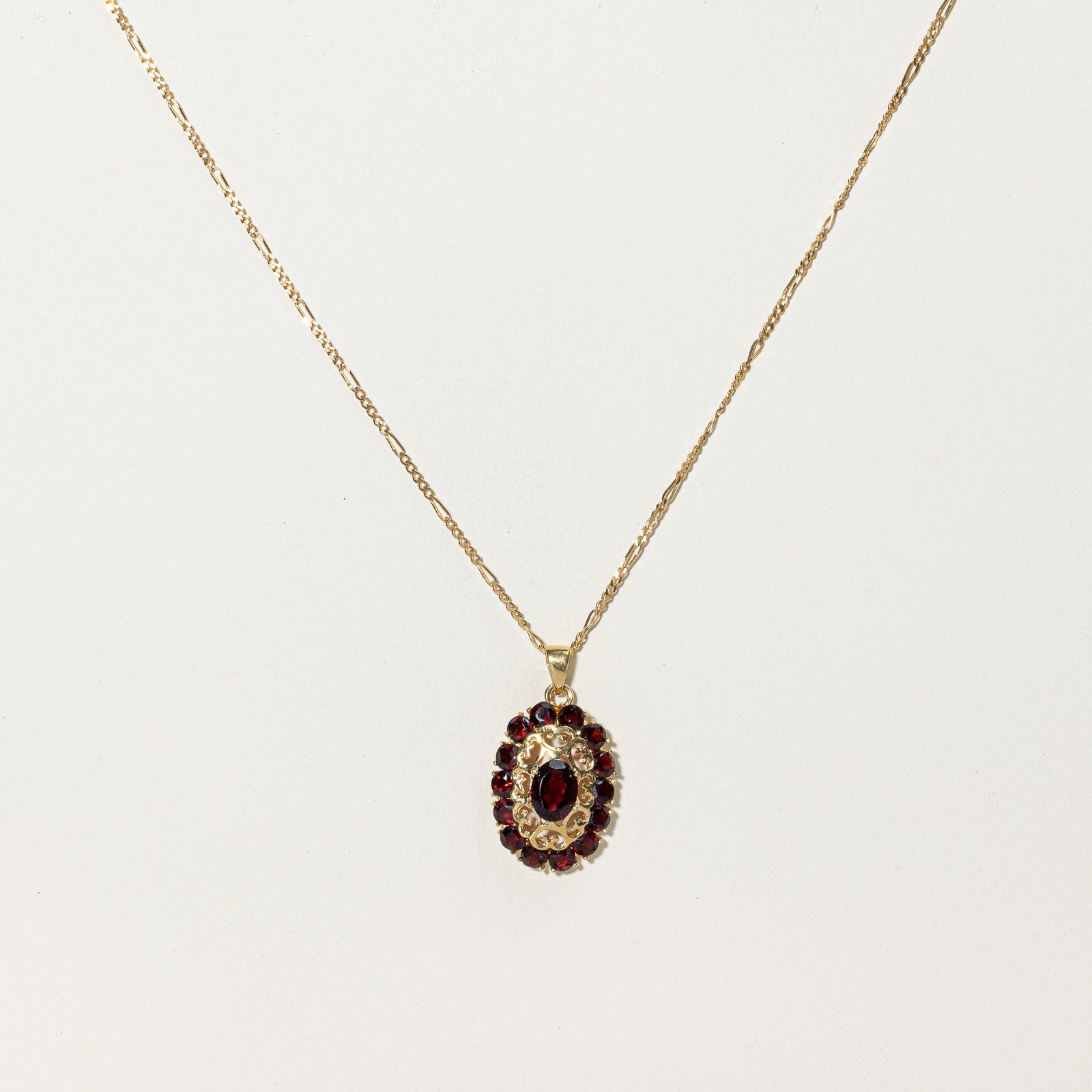 Garnet Necklace | 4.25ctw | 16" |