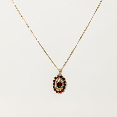 Garnet Necklace | 4.25ctw | 16