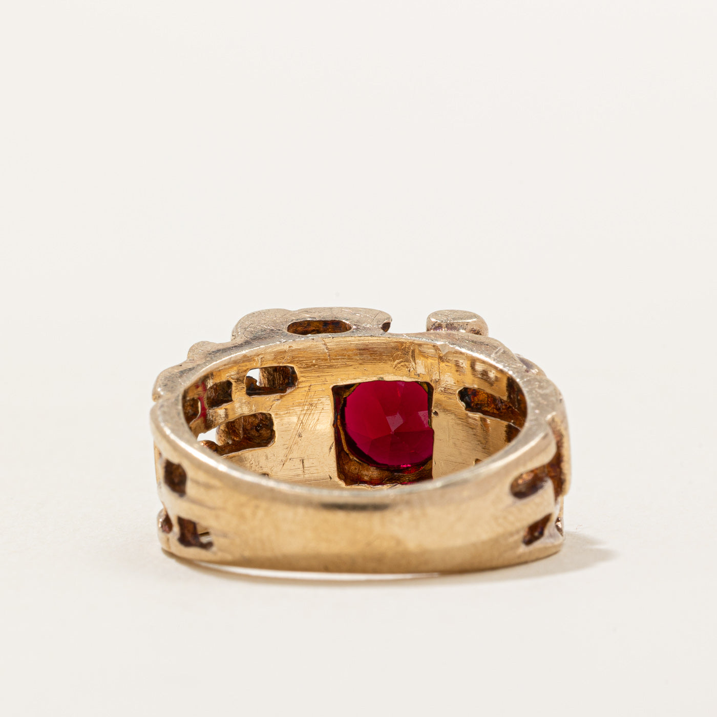 Synthetic Ruby RIng | 1.35ct | SZ 5.75 |