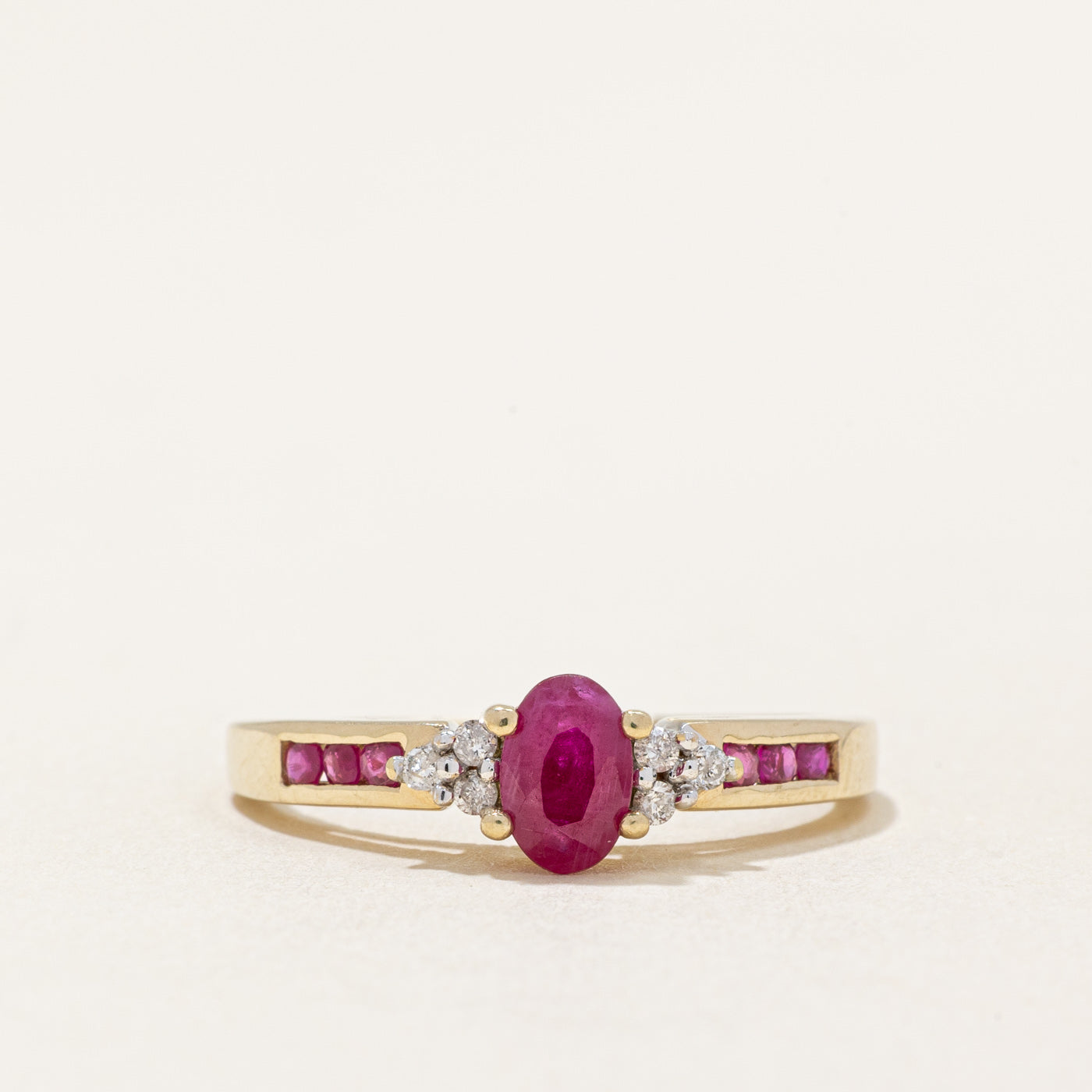 Ruby & Diamond Ring | 0.47ctw, 0.06ctw | SZ 7.5 |