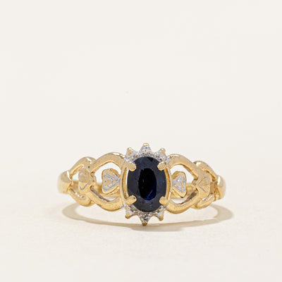 Sapphire & Diamond Ring | 0.55ct, 0.01ctw | SZ 5.75 |