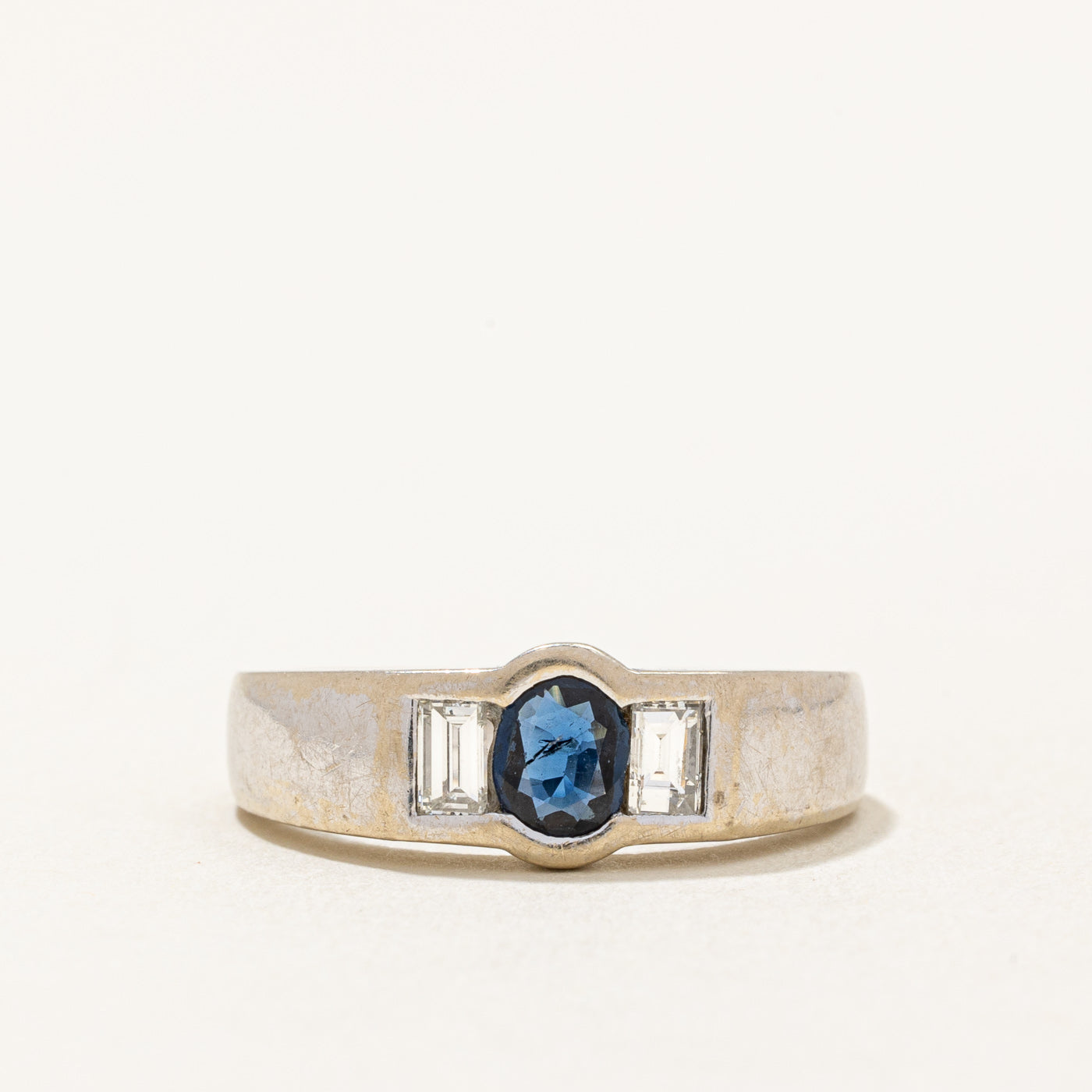 Sapphire & Diamond Ring | 0.30ct, 0.20ctw | SZ 5.75 |