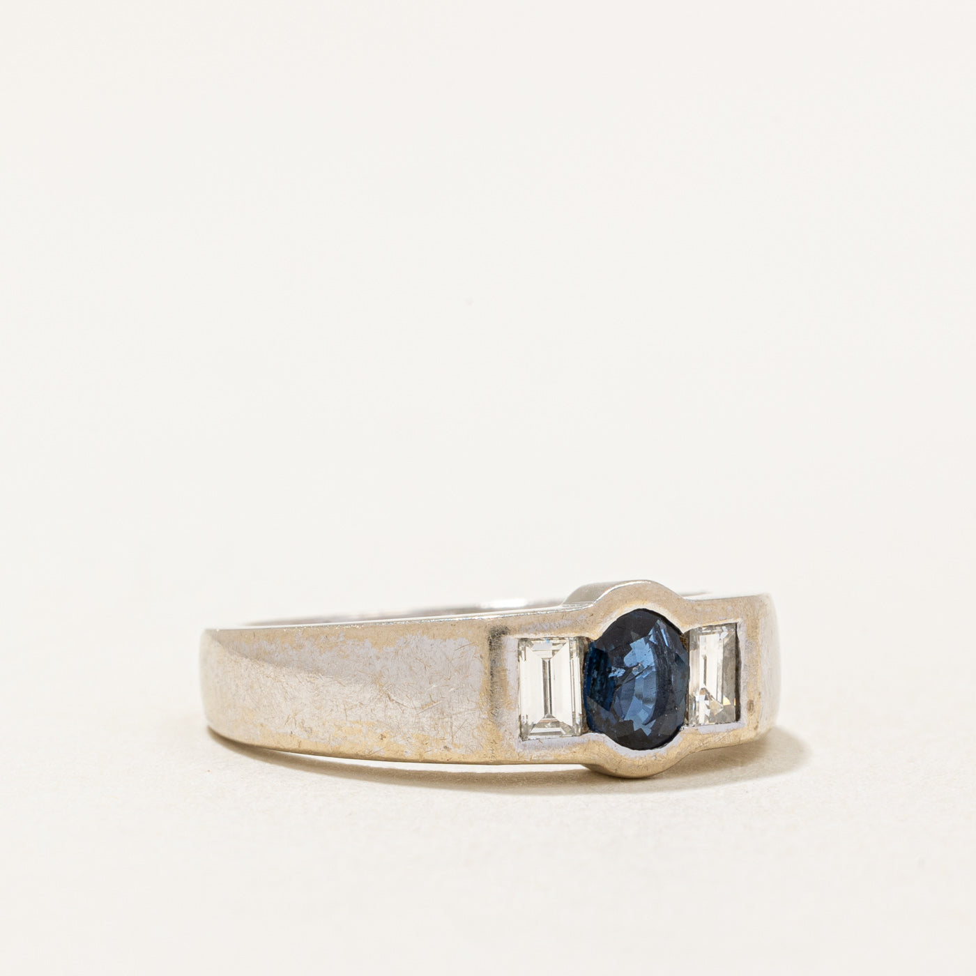 Sapphire & Diamond Ring | 0.30ct, 0.20ctw | SZ 5.75 |