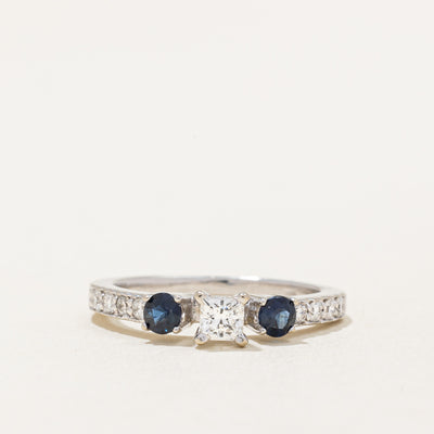 Diamond & Sapphire Ring | 0.32ctw, 0.28ctw | SZ 5.5 |