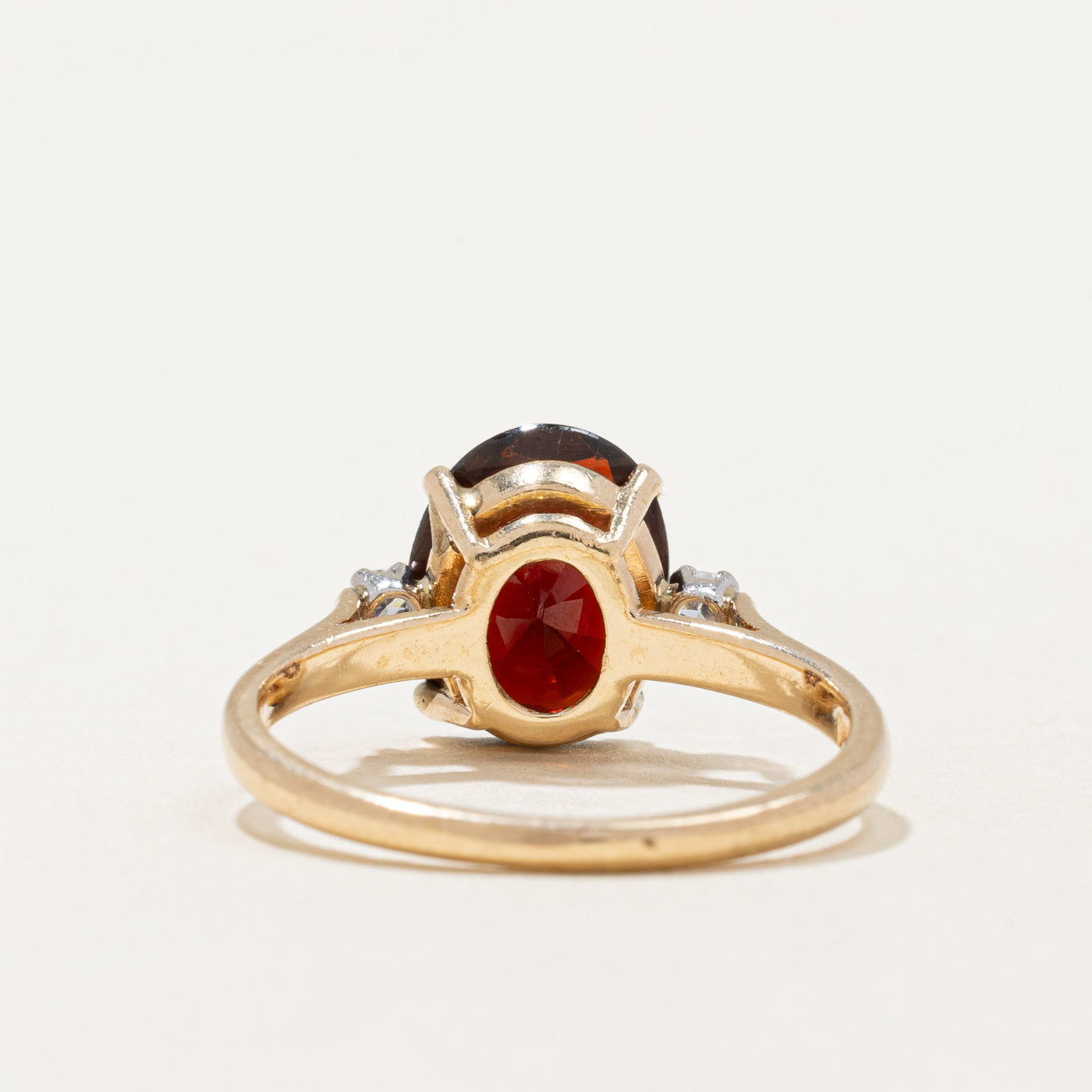 Garnet & Diamond Ring | 2.60ct, 0.04ctw | SZ 6.25 |