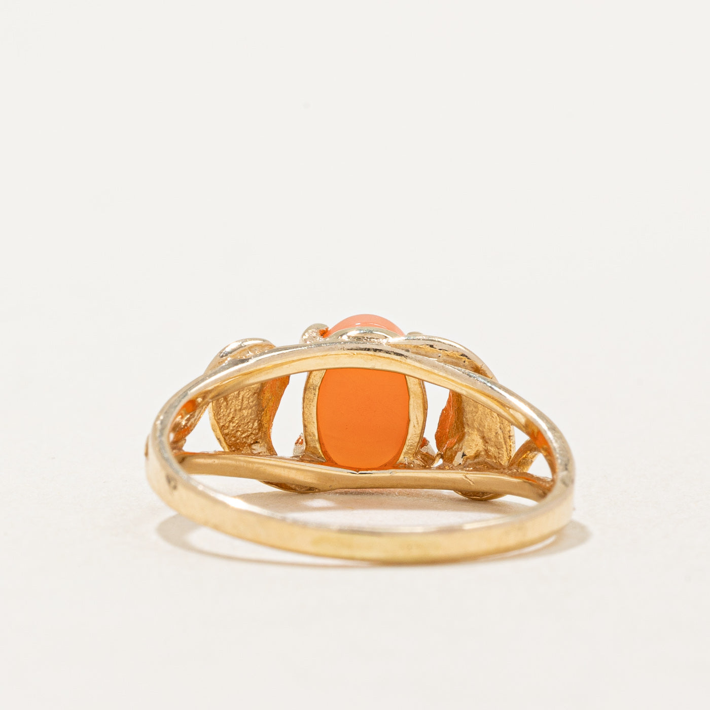 Coral Cocktail Ring | 0.75ct | SZ 4.75 |