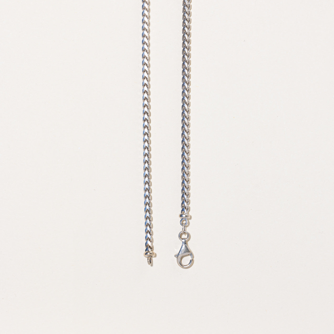 14k White Gold Barleycorn Chain | 22" |