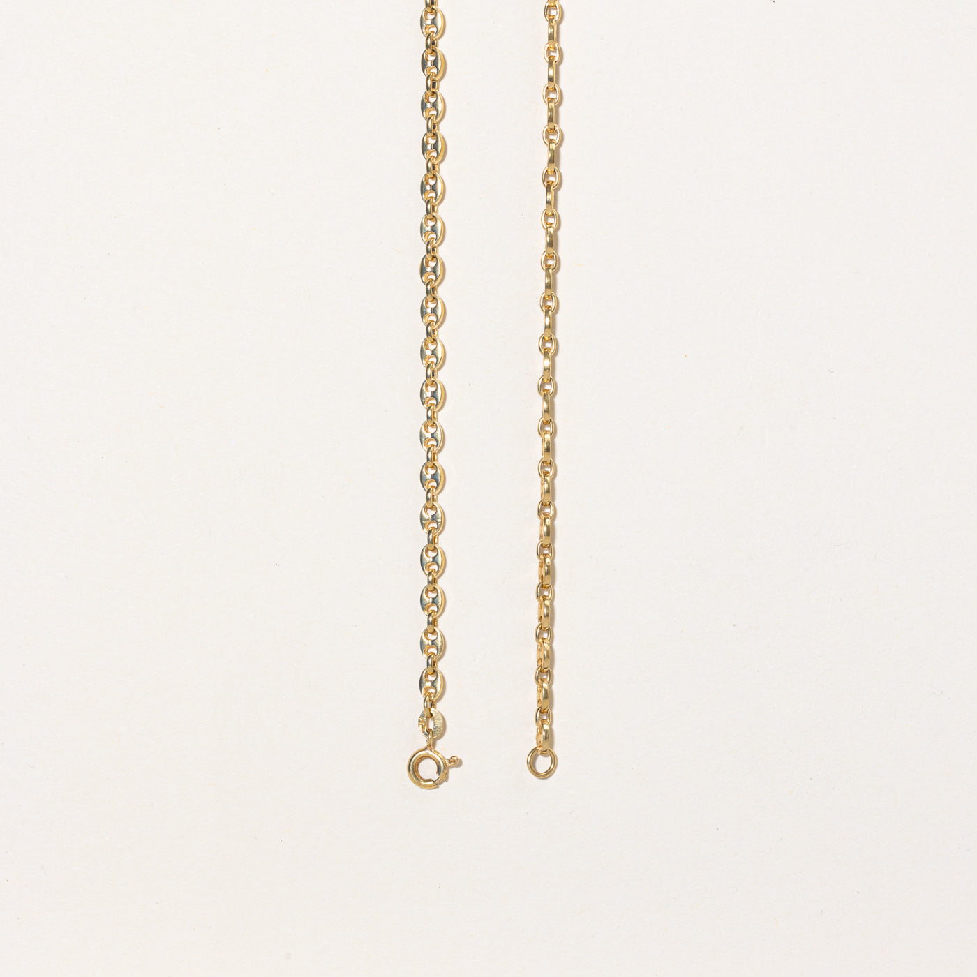 18k Yellow Gold Anchor Link Chain | 24" |