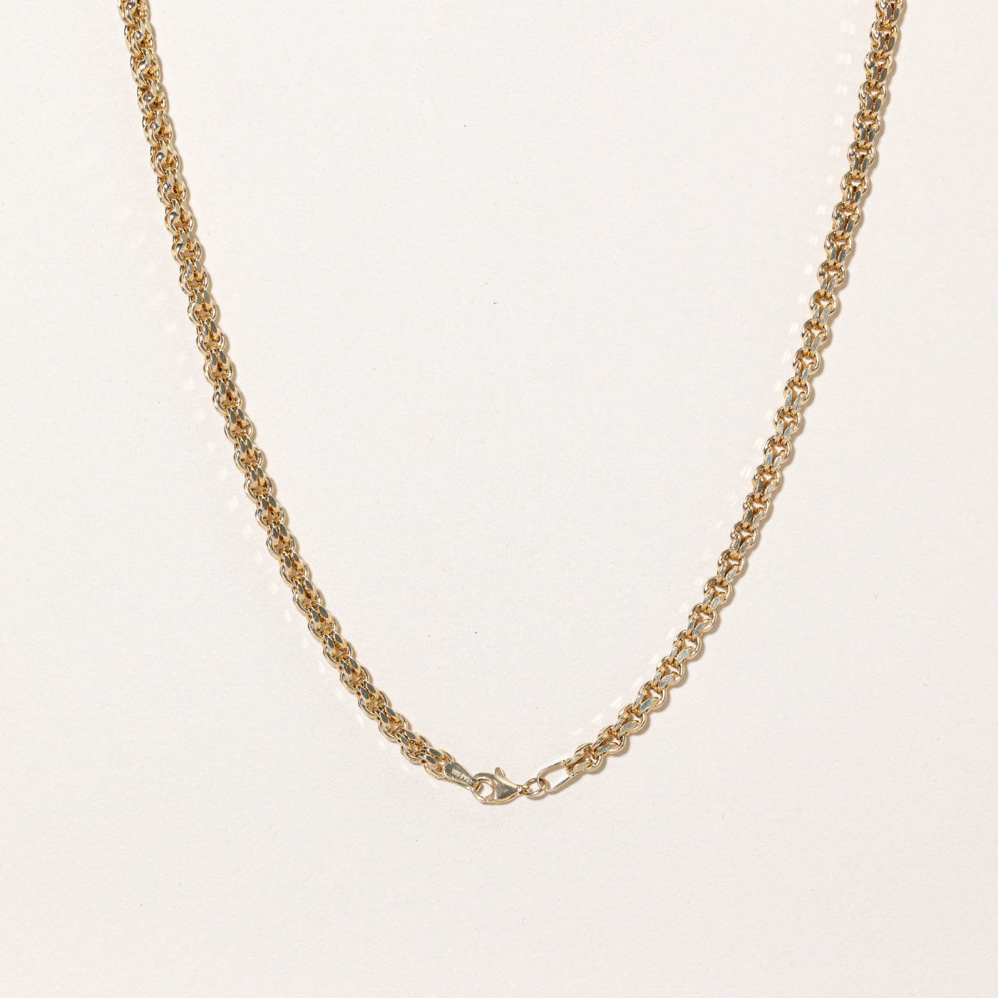 14k Yellow Gold Double Rolo Chain | 24" |