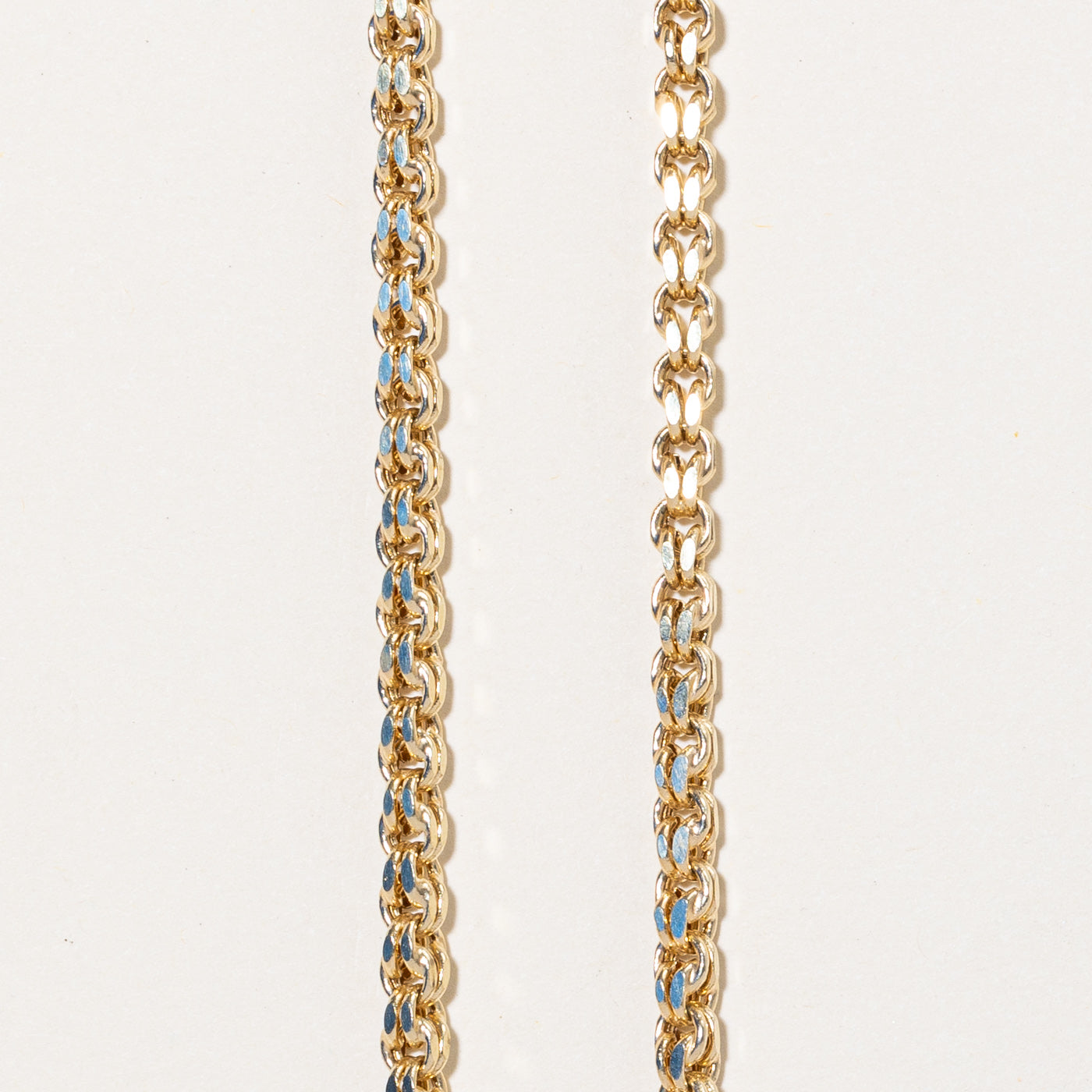 14k Yellow Gold Double Rolo Chain | 24" |