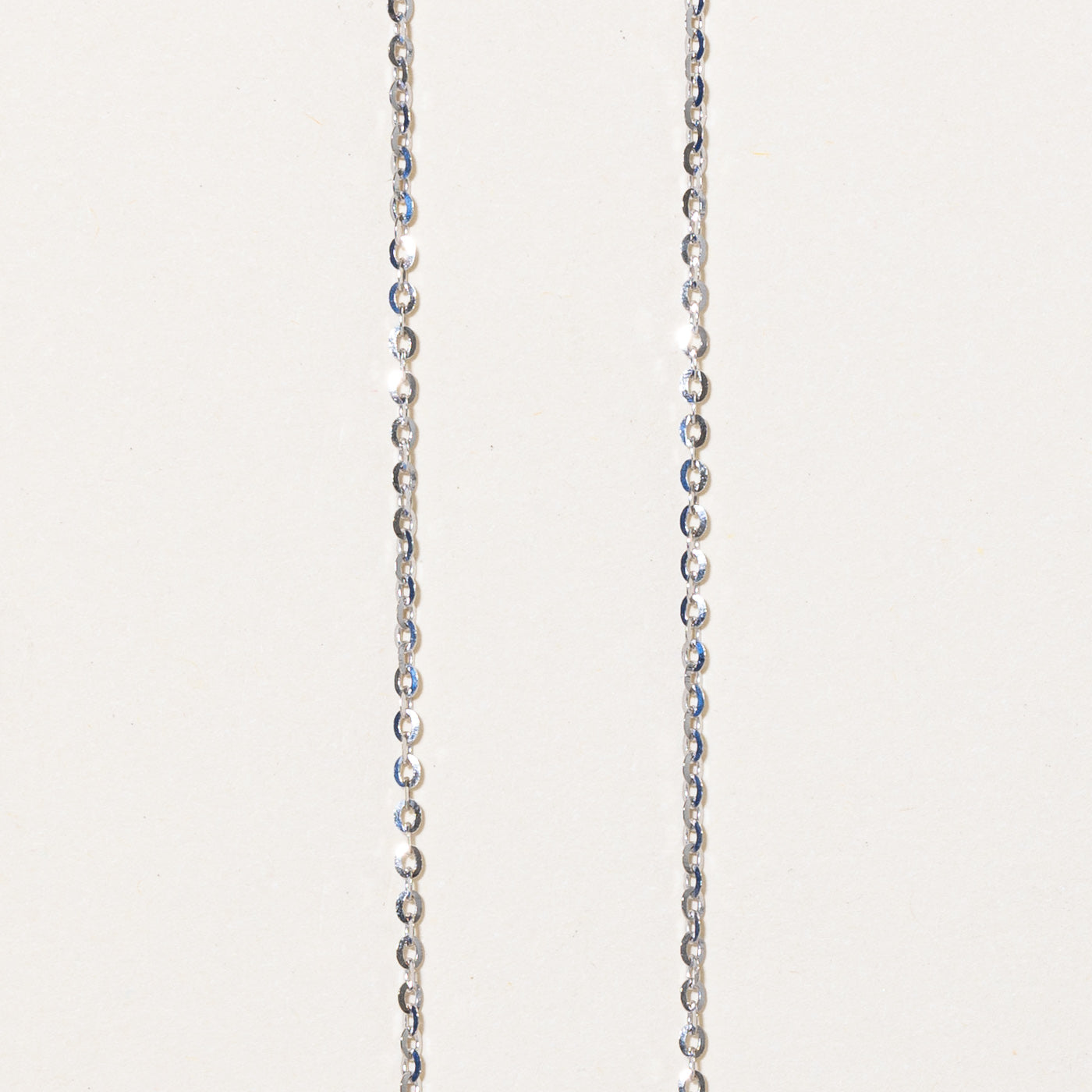 14k White Gold Rolo Chain | 18" |