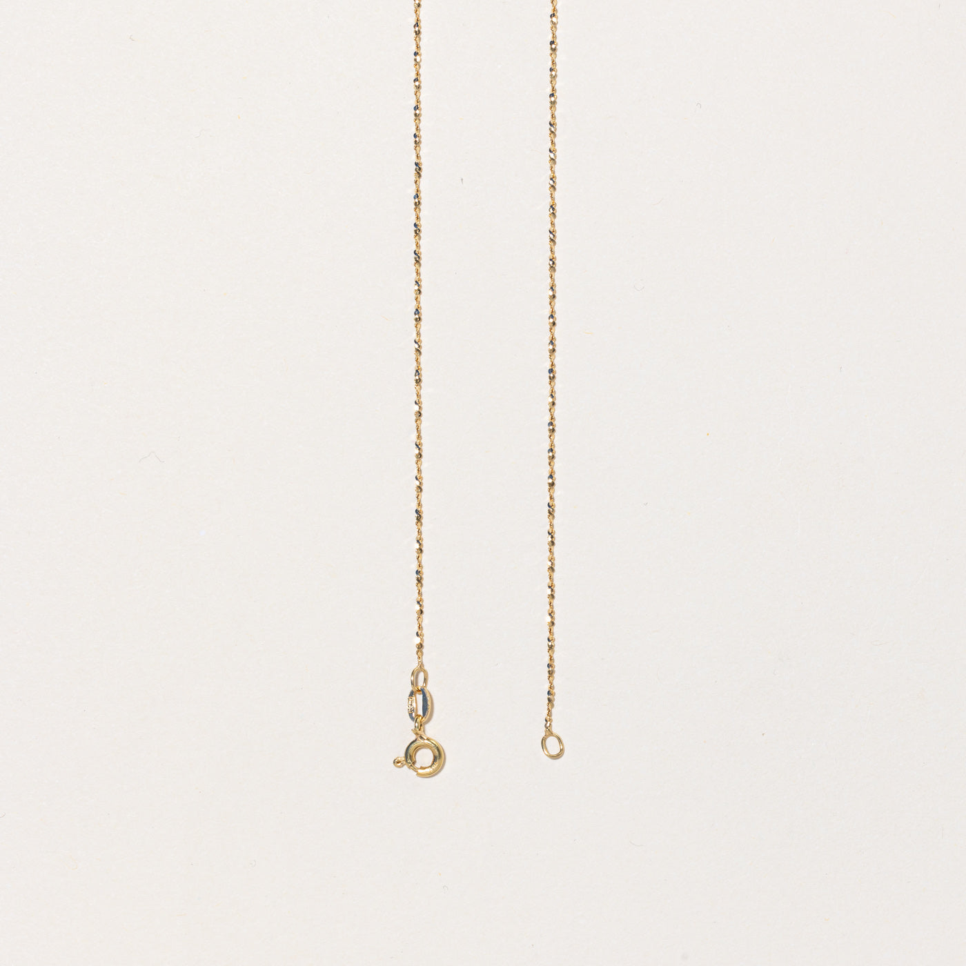 Collier et pendentif poisson en or jaune 18 carats | 40,6 cm | 