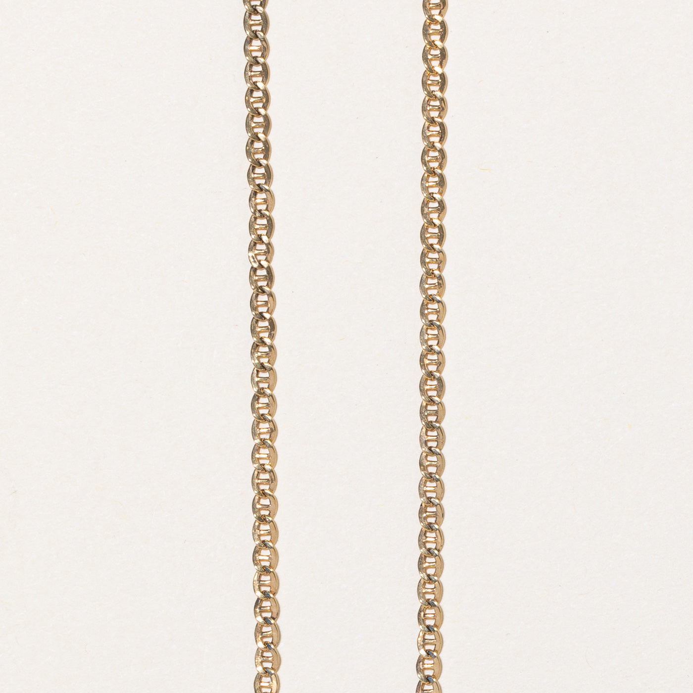 Italian 10k Yellow Gold Anchor Link Chain | 18" |