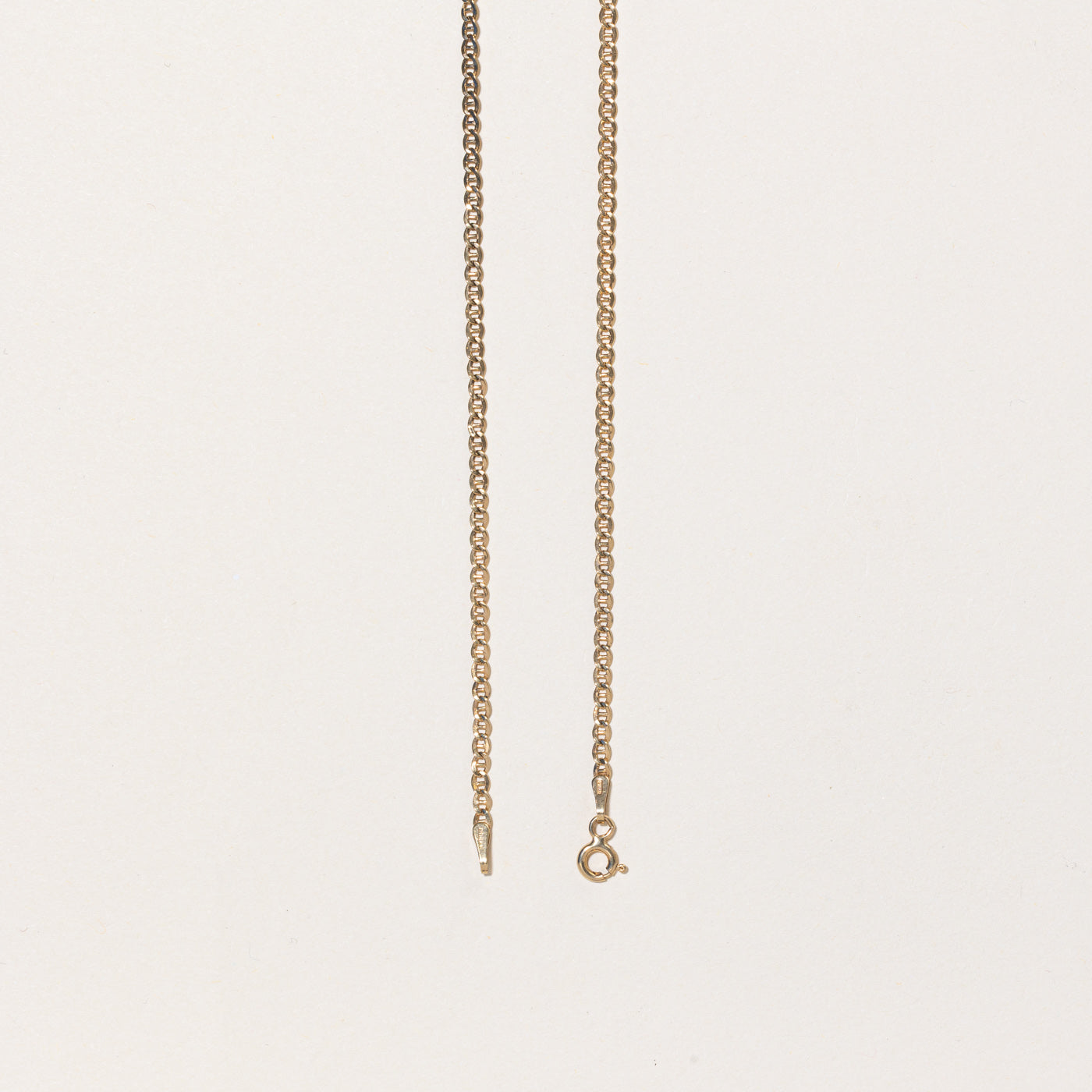 Italian 10k Yellow Gold Anchor Link Chain | 18" |