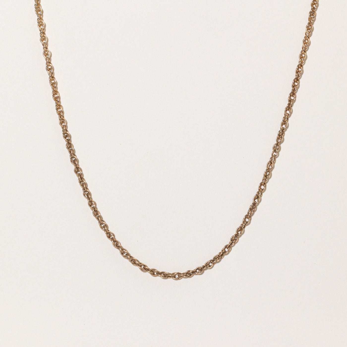 10k Yellow Gold Double Rolo Chain | 20" |