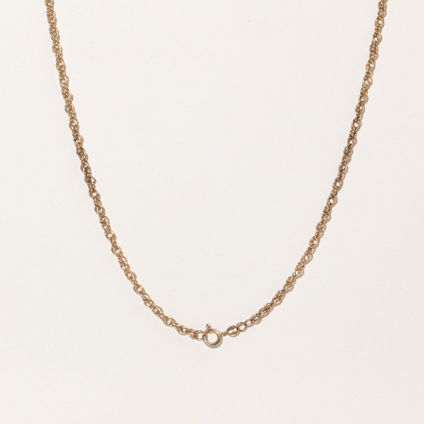 10k Yellow Gold Double Rolo Chain | 20" |