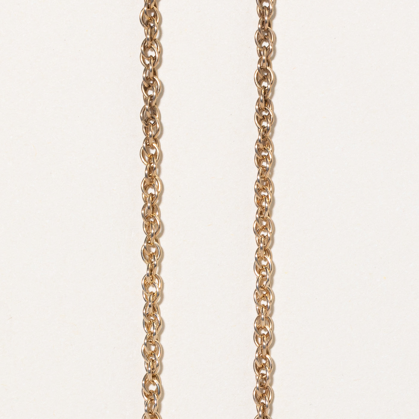 10k Yellow Gold Double Rolo Chain | 20" |