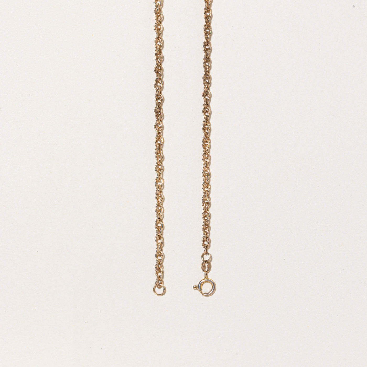 10k Yellow Gold Double Rolo Chain | 20" |
