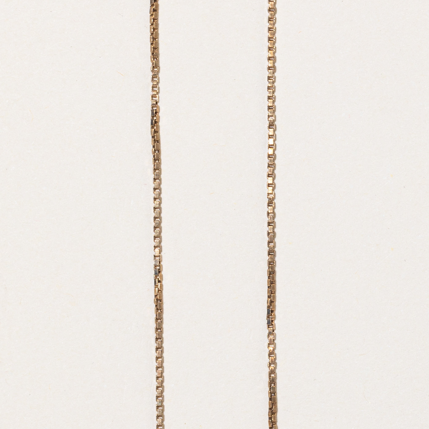 10k Yellow Gold Box Link Chain | 22" |