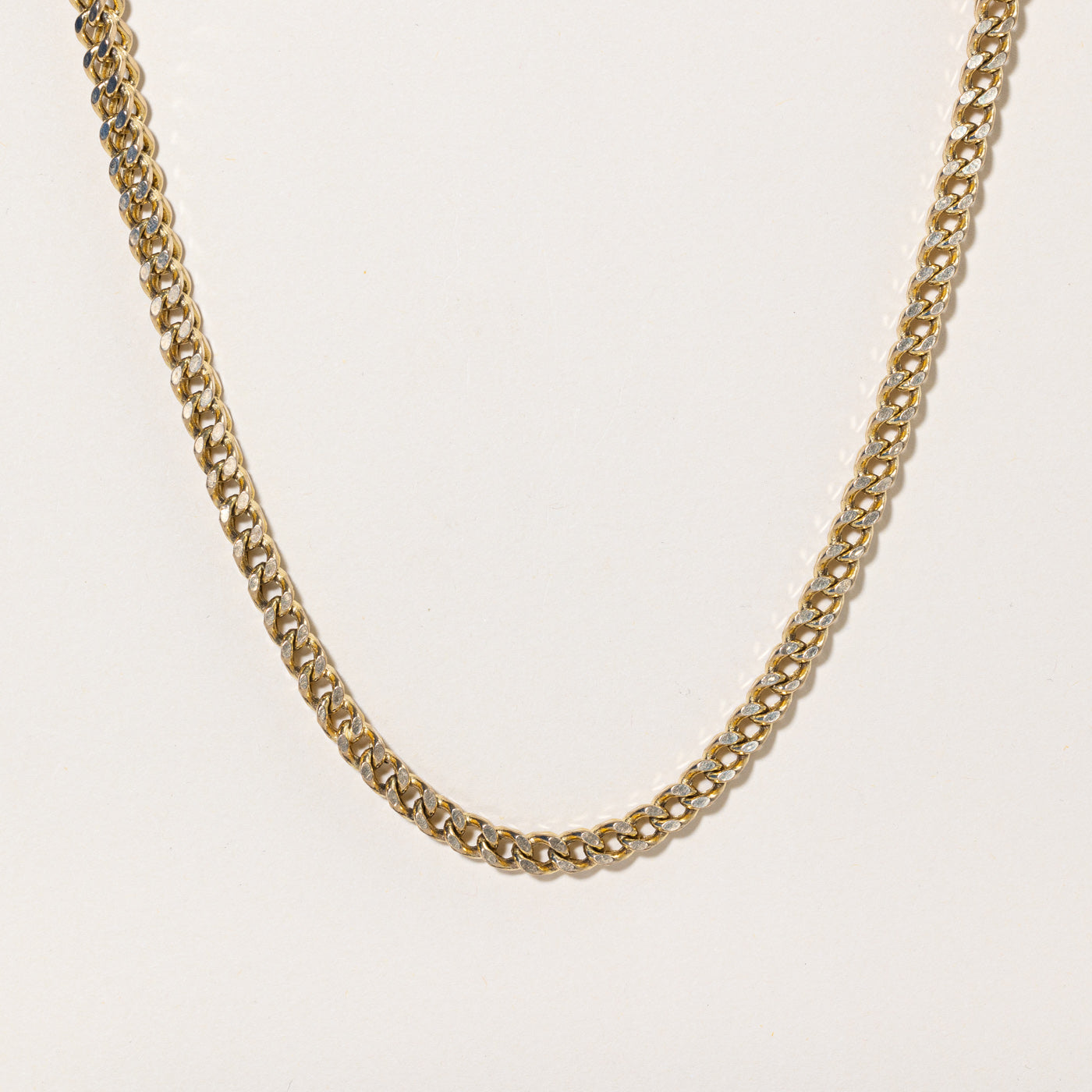 10k Yellow Gold Curb Link Chain | 34" |