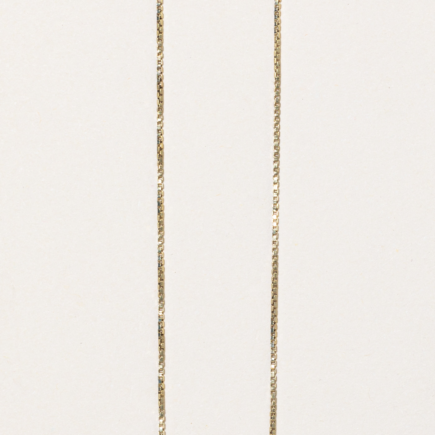14k Yellow Gold Box Link Chain | 16" |