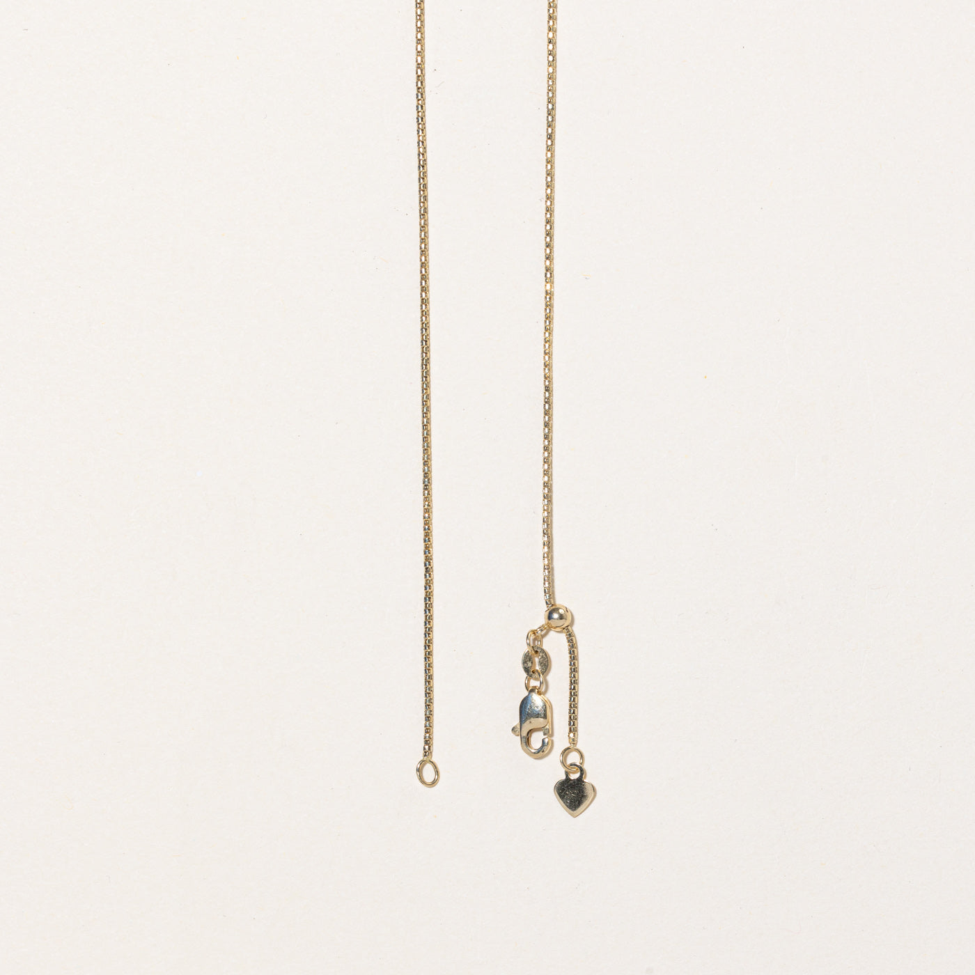 14k Yellow Gold Box Link Chain | 22" |
