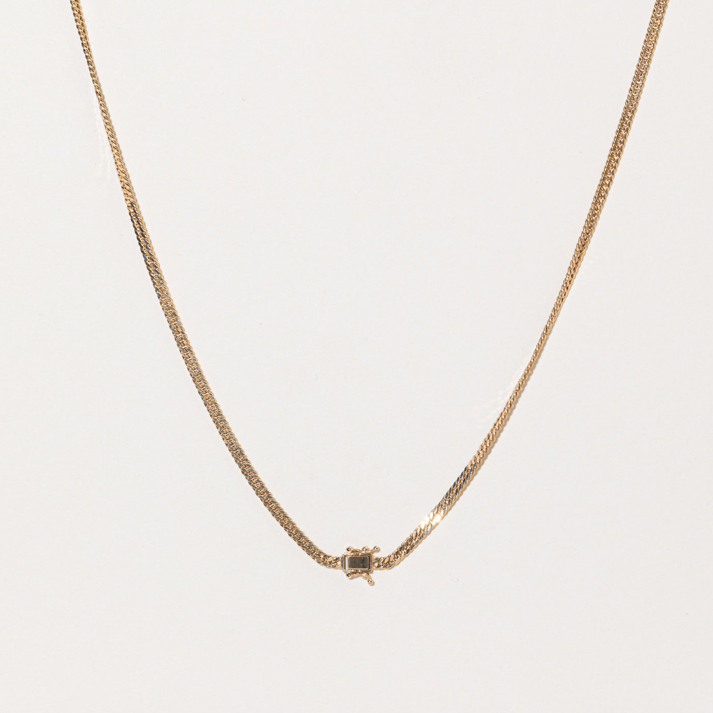 18k Yellow Gold Curb Link Chain | 18" |