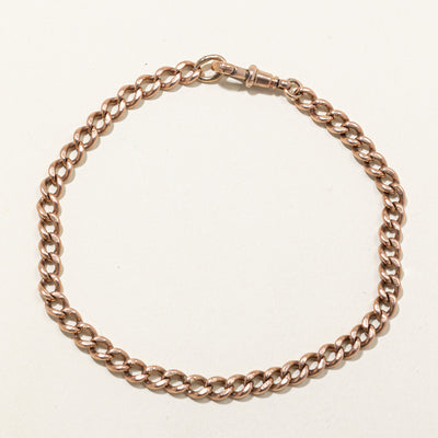 9k Rose Gold Bracelet | 9.75
