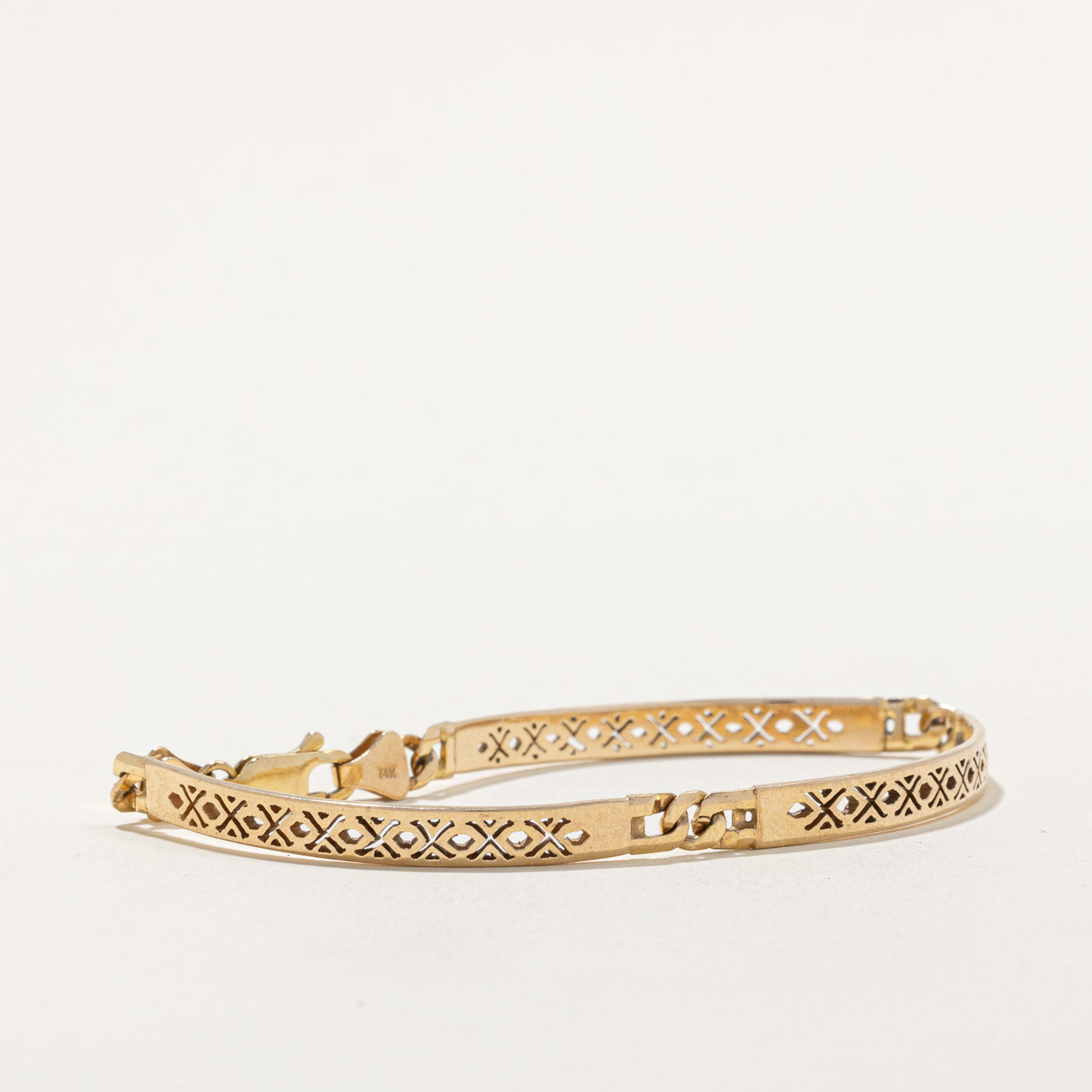 14k Yellow Gold Bracelet | 7" |