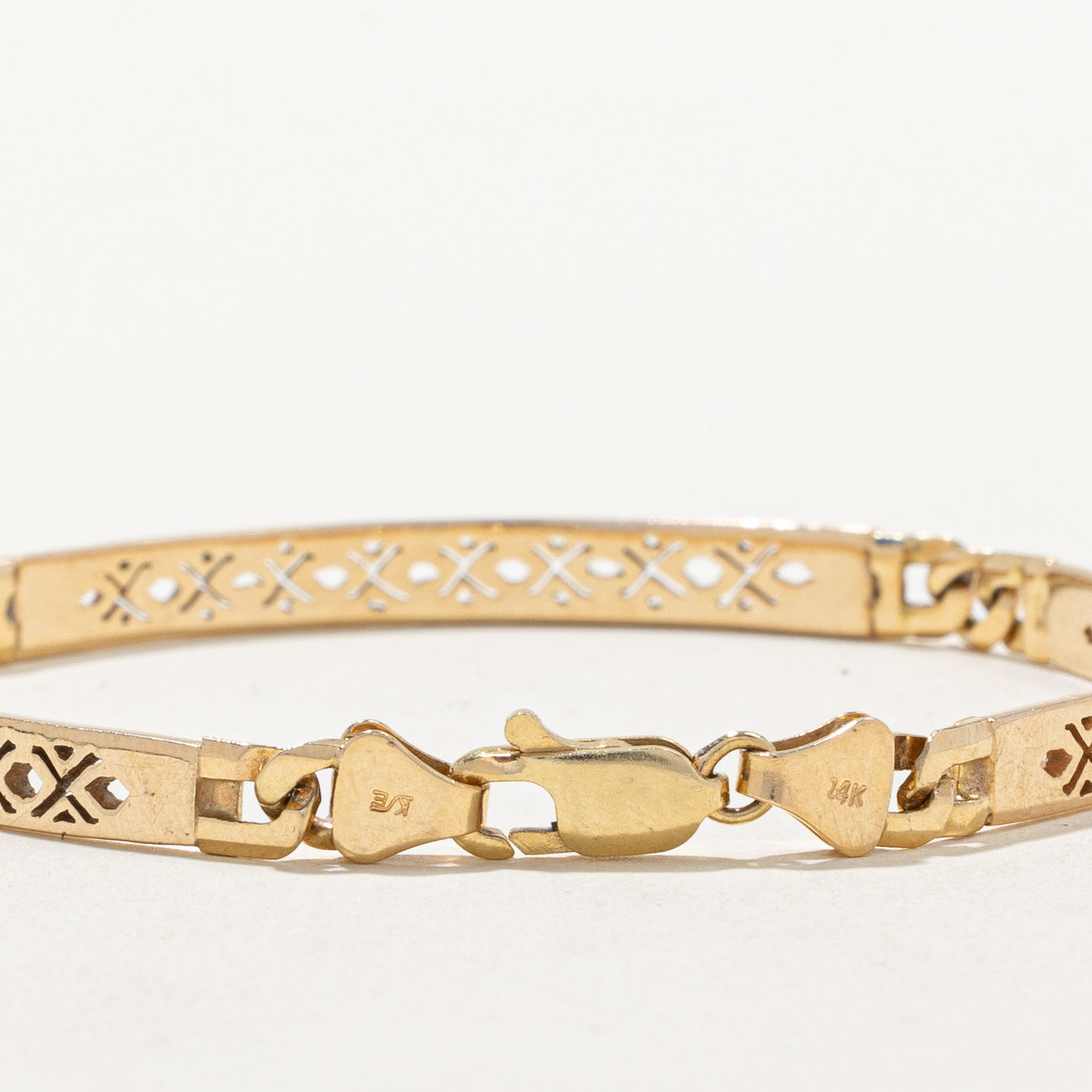 14k Yellow Gold Bracelet | 7" |