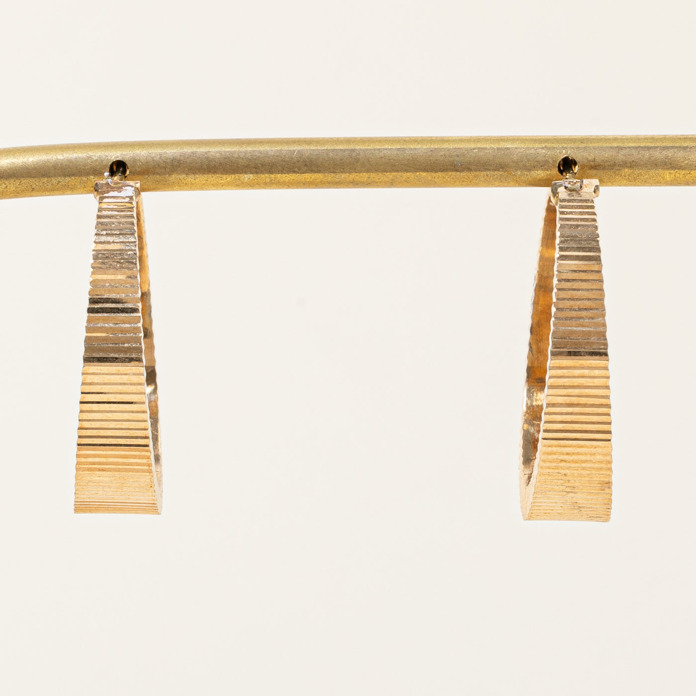 14k Yellow Gold Hoop Earrings
